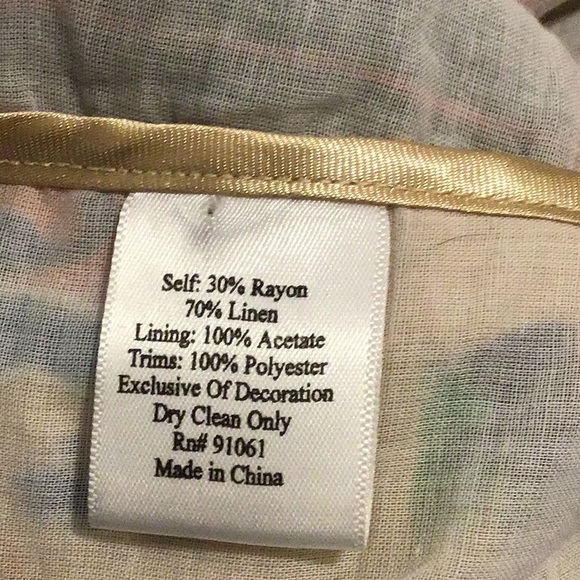 BYIA Johnny was of LA linen coat WOW ! Rare - Picture 14 of 14